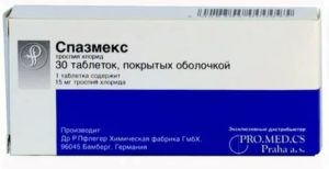 Спазмекс при простатитах