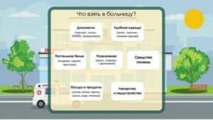 Что брать с собой в больницу при госпитализации в гинекологию на операцию