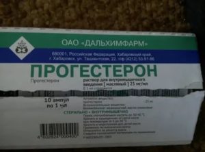 Как вызвать месячные при задержке прогестерон в ампулах