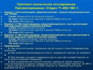 Протокол лечения рака предстательной железы