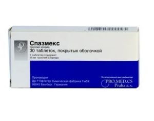 Спазмекс при простатитах