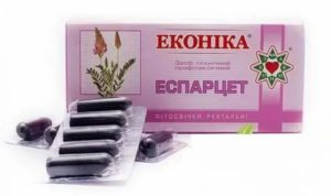 Свечи с эспарцетом простатит