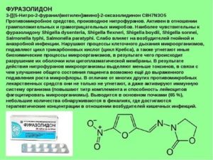 Применение фуразолидона при простатите