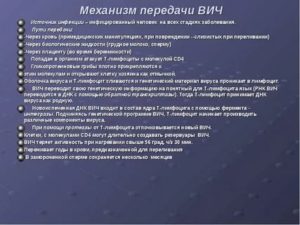 Что такое вич инфекция определение источники механизм и пути передачи