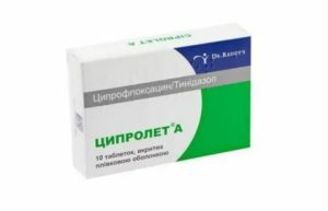 Лечение хронического простатита ципролетом