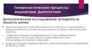 Цитологическое исследование аспирата из полости матки что это такое