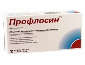 Таблетки от простатита профлосин отзывы
