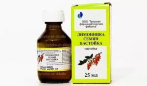 Настойка лимонника при простатите