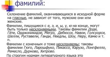 Как склоняется фамилия заканчивающиеся на вич