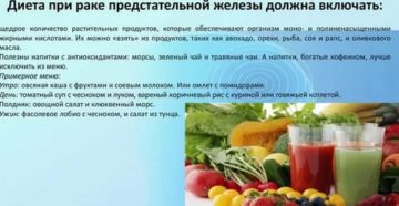 Подсолнечное масло при раке простаты