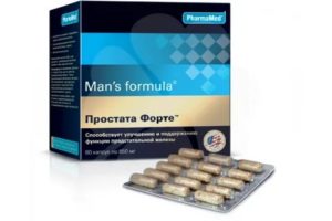 Простате форте состав препарата