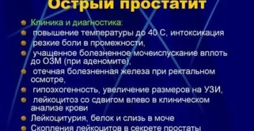 Простатит этиология патогенез клиника диагностика лечение