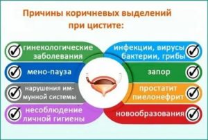 Могут ли быть кровяные выделения при цистите у женщин