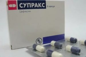 Супракс при хроническом простатите