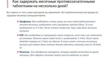 Как отсрочить месячные без вреда для здоровья отзывы