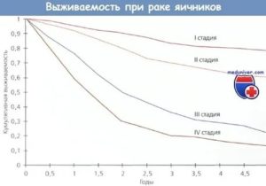 Какой процент выживаемости при раке яичников