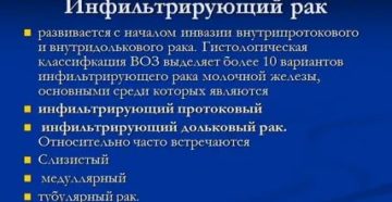 Что такое инфильтрирующий рак молочной железы 2 степени