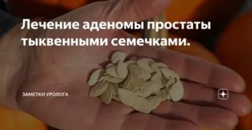 Лечение арбузными семечками аденомы простаты