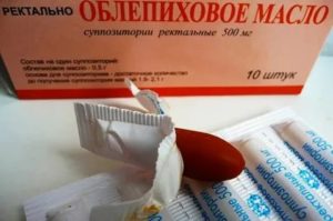 Ректальные свечи с облепиховым маслом при простатите