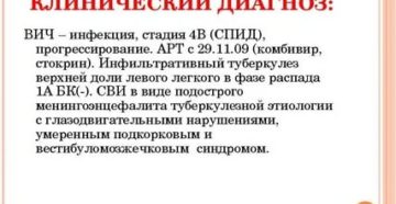 Что такое вич инфекция 4в стадия фаза прогрессирования