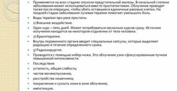 Восстановление после лучевой терапии при раке предстательной железы