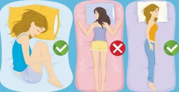 В какой позе надо спать при месячных