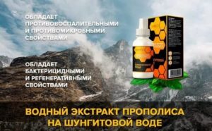 Прополис на шунгитовой воде отзывы от простатита