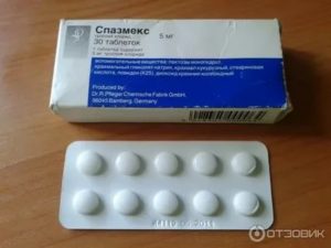 Спазмекс при простатитах